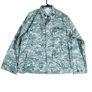 U.S. Air Force Airman Battle Mens Coat Green Camouflage Uniform 42 Short